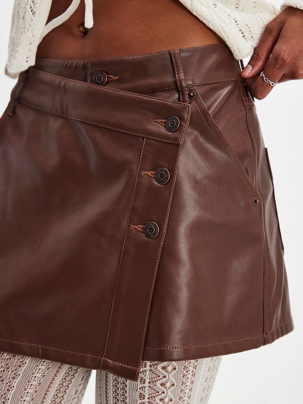 NWT We The Free Wynne Vegan Skirt - Size 24